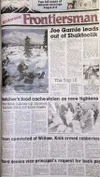 Front page of the March 2, 1986, Mat-Su Valley Frontiersman.