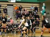 Colony libero Haylee Duguid picks up a dig during a 3-1 win over Wasilla Friday at Colony High School. THe Knights improved to 9-1 in Northern Lights Conference play with the win. MatSuSports
