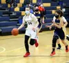 Susitna Valley's Cori Gossett drives the ball toward the basket during a win over Ninilchik. Courtesy of Bruce Eggleston/matsusports.net