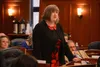 Rep. Sara Hannan, D-Anchorage, speaks on the floor of the Alaska House of Representatives on Wednesday, May 4, 2022 at the Alaska State Capitol in Juneau, Alaska. James Brooks/Alaska Beacon