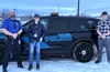 PPD Officer Keith Barkwood and Palmer High School students Preston Ogden and Connor Wright are just 2 of the 28 students in the Mat-Su Law Enforcement Explorers Post 400, a program recently b