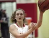 Wasilla senior McKenna Dinkel moves the ball inside during a road win over Colony. Dinkel leads the defending state champion Warriors in both scoring and rebounding. Courtesy of Bruce Egglest