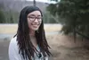 Kierra Hammons poses for a photo outside of the Administration Building on the University of Alaska Anchorage campus in Anchorage, Alaska Monday, April 6, 2015. Philip Hall/University of Alas