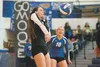 Palmer Moose Cassidy Giese connects with the ball during Palmer’s game against Kodiak at Palmer High School Saturday afternoon. ROBERT DeBERRY/Frontiersman.com