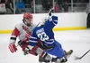 The Wasilla Warrior beat the Palmer Moose 4-0 Friday at the Brett Memorial Ice Arena in Wasilla. ROBERT DeBERRY/Frontiersman