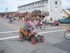 Frontiersman file photo A clown car and its jocular driver
cruise through downtown Wasilla during the Fourth of July parade.
Today’s parade starts at 11 a.m.