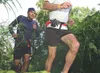 ROBERT DeBERRY/Frontiersman Runners in the Matanuska Peak
Challenge begin their climb up Lazy Mountain, the first section of
the race, Saturday morning.