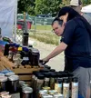 Customers came out to enjoy the sun and browse for unexpected finds at the Wasilla Farmer's Market at Wonderland Park. The market is held every Wednesday from 10 a.m. to 5 p.m. Katie Stavick/