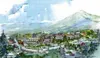 JL Properties Inc. on Thursday presented this artist's concept
of the village at the entrance to the company's proposed
development on Hatcher Pass. Illstration courtesy of JL Properties,
Inc