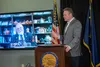 Rep. Don Young was part of a press conference hosted by Gov. Mike Dunleavy Monday. Courtesy of Austin McDaniel/Alaska Governor’s Office