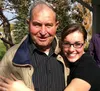 Clyde Oberg and Rachel Kenley Fry pose for a photo. Courtesy photo