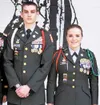 JROTC cadets Lyle Swallows and Samantha Everett Submitted photo