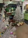 Retro Silver Christmas Tree from Pack Rat Antiques. Already assembled, easy up and down for anyone who wants a vintage tree.