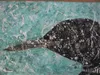 "An Eye on You," Original Watercolor on Yupo 24" x 36" by
Suzanne Bach