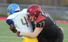 Houston linebacker Malaki Barrett makes a tackle during a 55-27 win over Barrow Saturday, Sept. 24, 2016, at Houston High School. With the win, Houston clinched a playoff berth for the first 