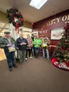 Volunteer drivers with Palmer Senior Center’s Meals on Wheels program pose for a photo during the Christmas season. Photo courtesy of Mat-Su Senior Services