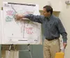 Christopher Beck, a planning consultant who worked for more than
a year with the community of Talkeetna, describes for the planning
commission some of the focal points of the community and to