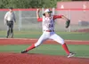 Wasilla Road Warriors pitcher Balau Buckmaster fires a pitch during a win over Palmer earlier this season. Alaska Legion Baseball announced that Wasilla had been disqualified from the state t