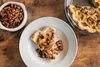 Quiche with herbed pecans
