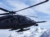 A 210th Rescue Squadron HH-60G Pave Hawk conducts hoist training June 5, 2018, at Eklutna Glacier during a fini flight for Chief Master Sgt. Lance Jordan, command chief master sergeant for th
