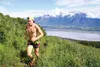 Matt Shyrock races in the top position as he nears the midway point of the second-annual Pioneer Ridge Climb July 11 near Palmer. The race course covers 5,100 feet of elevation gain over 4.5 