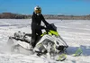 Every Willow Carnival has a theme, and this year's theme, "The Year of the Snow Machine." Snowmachiners trekked along the frozen Willow Lake on Sunday. Katie Stavick/Frontiersman