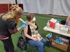 Mat-Su Health Services medical assistant Megan Manglona administers a COVID-19 vaccine to Judy Hoffenkamp at the Menard Sports Center. PHOTOS BY Jacob Mann/Frontiersman