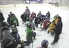 Alaska Avalanche head coach Corey Millen talks to the junior
hockey team before practice Thursday afternoon at the MTA Events
Center in Palmer. The Avalanche open their season tonight at 7:30