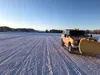 Those who maintain the Big Lake ice road look for 10 to 12 inches of good, clear ice for regular traffic. Courtesy photo