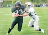 ROBERT DeBERRY/Frontiersman Colony senior Ben McGraw tries to
move past Soldotna’s Tate Syverson during a game earlier this
season. Colony faces the Juneau-Douglas Crinson Bears tonight in
Ju