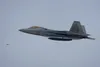 An F-22 Raptor assigned to the 3rd Wing launches from Joint Base Elmendorf-Richardson, Alaska, Nov. 3, 2022. The F-22s headed to Kadena Air Base, Japan, for a temporary deployment in support 