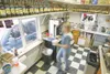 ROBERT DeBERRY/Frontiersman Mocha Moose barista Kaylie Clark
keeps a fast pace on a busy morning at Mocha Moose in Wasilla.