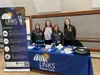LINKS Resource Center staff and volunteers conduct outreach during the recent Palmer Community Resource Day. From left: Kelly Newman, Angela Hopkins, Kiana Davis, Mary Beck Photo courtesy of 