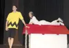 Charlie Brown (played by Martin Foster) talks about life with
his best friend, Snoopy (played by Hope Spargo) in the Wasilla High
School production. (Courtesy photo) D. Joehnk
