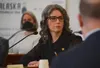 Sen. Kelly Merrick, R-Eagle River, is seen on Monday, Feb. 13, 2023, during a meeting of the Senate Finance Committee. James Brooks/Alaska Beacon