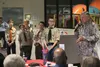 Former Alaska Senator and retired U.S. Army Ranger Col. Charlie Huggins addressed a large gathering at Wasilla’s Extreme Fun Center to help celebrate 100 years of military service in Alaska. 