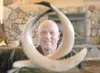 ROBERT DeBERRY/Frontiersman Former Mat-Su Valley teacher Lewis
Bradley has found his artistic outlet through carving. Bradley’s
house is filled with beautiful carvings from musk ox to Dall sh