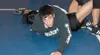 Palmer senior wrestler Zack Tomco works a pinning combination on
Tom Eller during practice on Wednesday. Tomco is one of 37
wrestlers on the Palmer roster. The Moose have three times the
wres