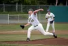 Mat-Su Miner starting pitcher Kevin Tomasiewicz fires a breaking
ball during the first inning of the Miners' 6-1 win over the
California Dons. Tomasiewicz threw five shutout innings in the
st