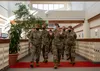 U.S. Air and Space Force Lt. Gen. Dorothy Hogg, surgeon general, and Chief Master Sgt. Dawn Kolczynski, Office of the Surgeon General medical enlisted force and enlisted corps chief, visit th