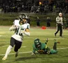 Colony’s Ridge Raval breaks a tackle during a loss to Service in the state semifinals. Tim Rockey/Frontiersman