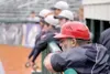 JEREMIAH BARTZ/Frontiersman Alaska Road Warriors head coach
Steve Mossburgh looks onto the field during his team’s 9-2 loss to
the Dimond Lynx Friday at Mulcahy Stadium in Anchorage. Dimond
r