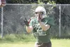 JEREMIAH BARTZ/Frontiersman A Colony receiver snags a pass
during a drill Thursday at the Knights practice.
