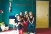 ROBERT DeBERRY/Frontiersman From left, Ashlin Collins, Ayla
Arvin, Sarah Norton and Niki Dillingham get ready for a dress
rehearsal of “Aladdin Jr.,” Thursday at the Valley Performing Arts
Su