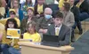 Ben Kolendo addresses the MSBSD school board before a vote to change the board membership, affecting his and future student advisory board representatives role on the board. Courtesy MSBSD