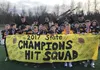 The Mat-Su Steelers Junior PeeWee team poses for a photo following a 21-6 win over Eagle River in an Alaska youth football title game Oct. 15 at Anchorage Football Stadium. The Steelers organ