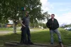 Writer Michael B. Dillon (left) and director Michael Burns (right) are on a mission to put Alaska’s film industry on the map. Jacob Mann/Frontiersman