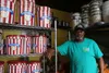 Cedric Roland stands inside Jazzy Gourmet Popcorn in Eagle River. Jacob Mann/Frontiersman