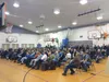 Standing room only crowd fills the Meadow Lakes Elementary School gym during the Meadow Lakes Community Council meeting Thursday. HEATHER A. RESZ/Frontiersman