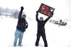 Fans support Ramey Smyth during the Iditarod restart. Tim Rockey.Frontiersman